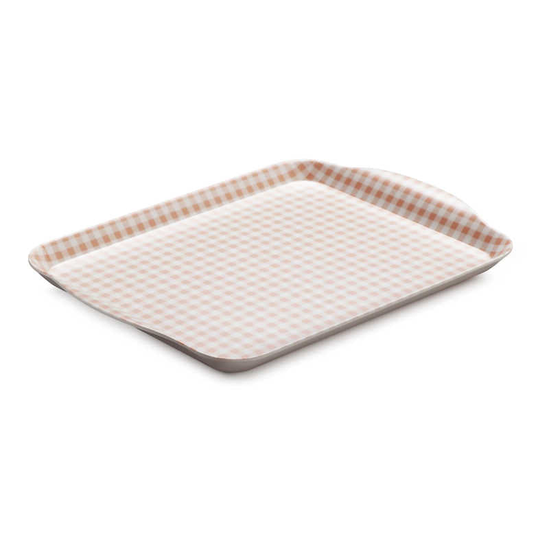 Zeal Melamine Small Gingham Tray