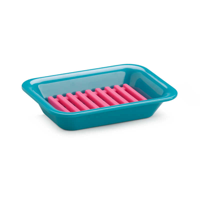 Zeal Melamine/Silicone 2 Part Soap Dish