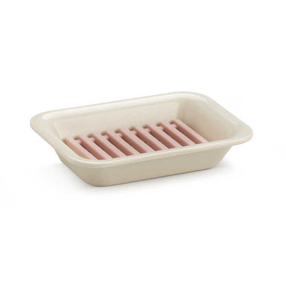 Zeal Melamine/Silicone 2 Part Soap Dish