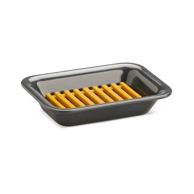 Zeal Melamine/Silicone 2 Part Soap Dish
