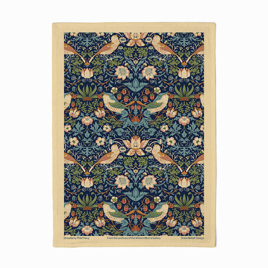 Le Chateau William Morris Strawberry Thief Teatowel
