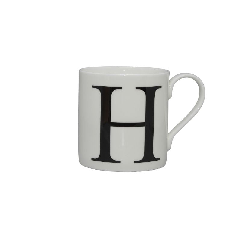 Bone China Alphabet Mug