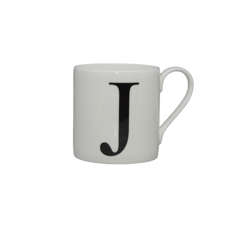 Bone China Alphabet Mug