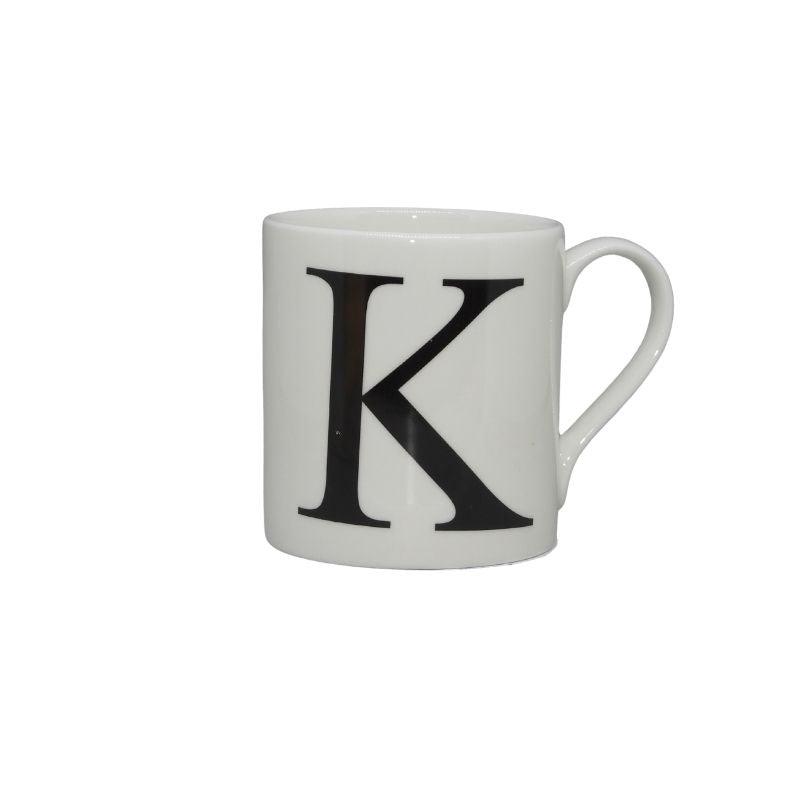 Bone China Alphabet Mug