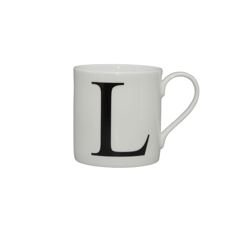 Bone China Alphabet Mug