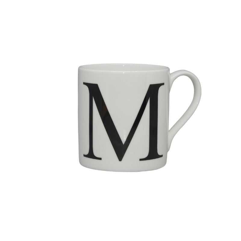 Bone China Alphabet Mug