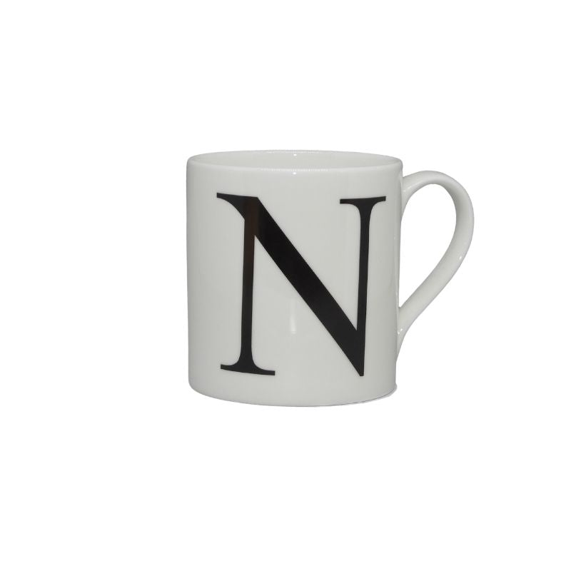 Bone China Alphabet Mug