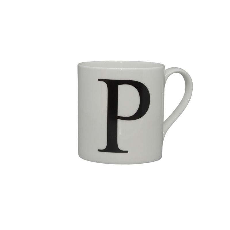 Bone China Alphabet Mug