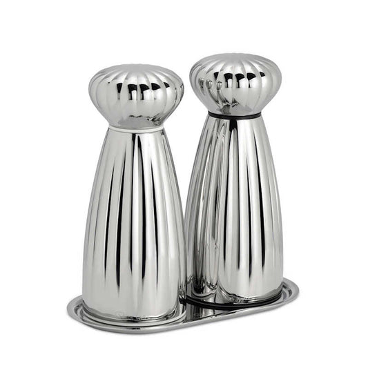 Robert Welch Palm Stainless Steel Small Salt & Pepper Mill Set