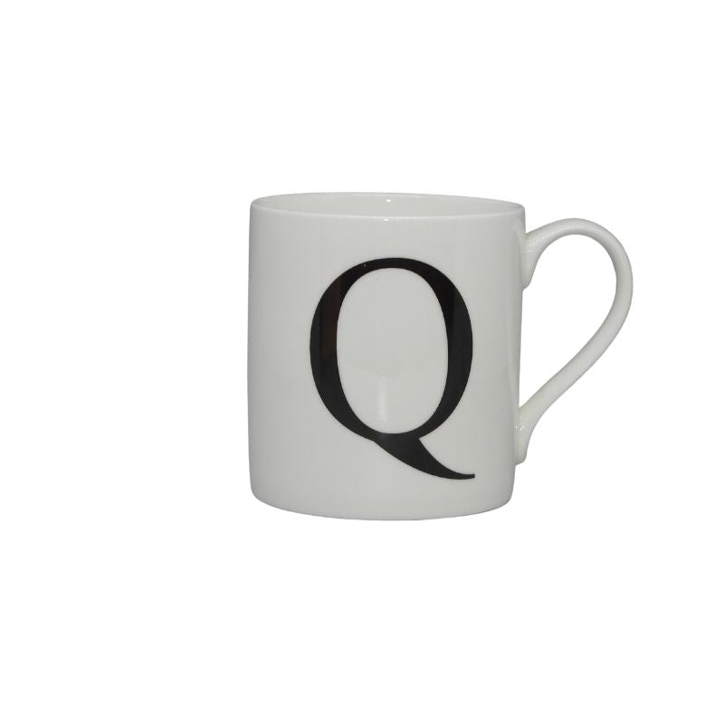 Bone China Alphabet Mug