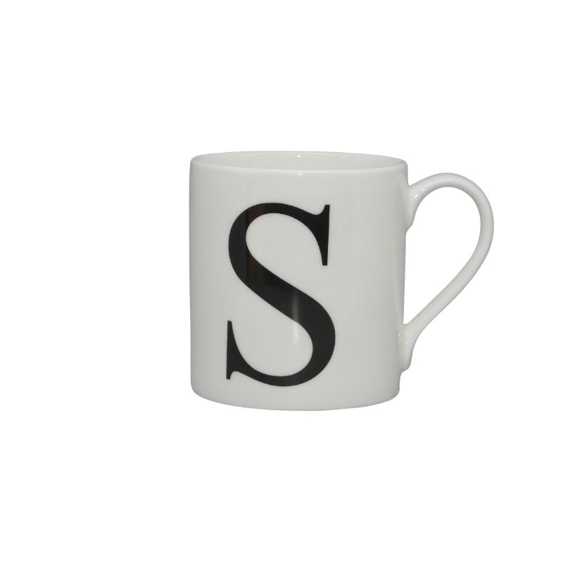 Bone China Alphabet Mug