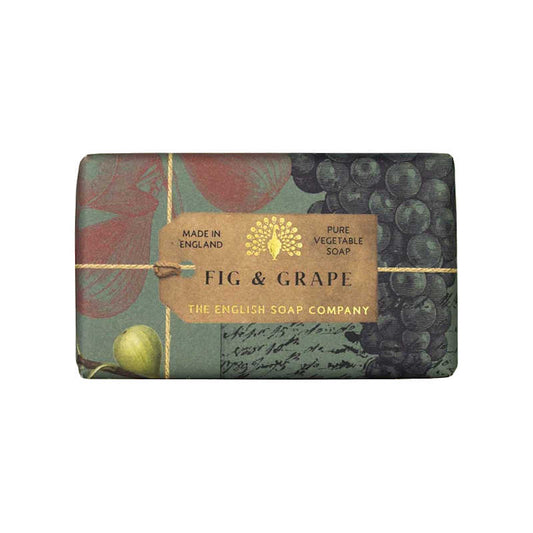 English Soap Company Anniversary Fig and Grape 190g Soap Bar