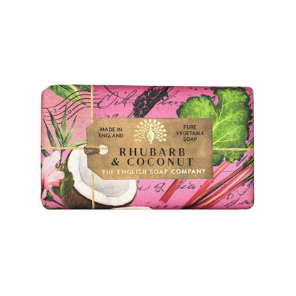 English Soap Company Anniversary Rhubarb and Coconut 190g Soap Bar