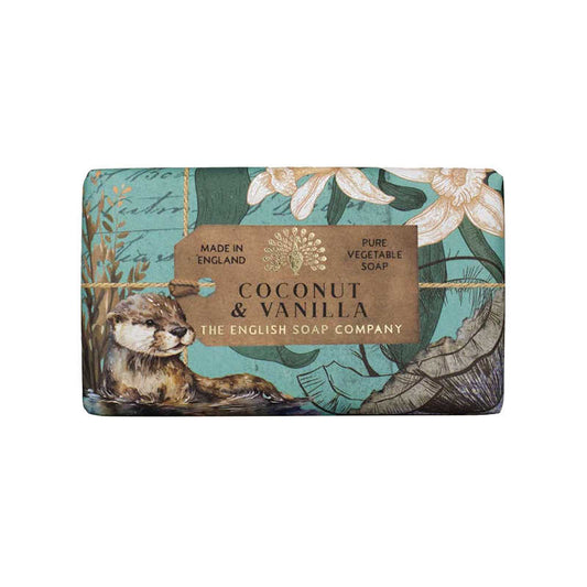 English Soap Company Anniversary Coconut & Vanilla 190g Soap Bar