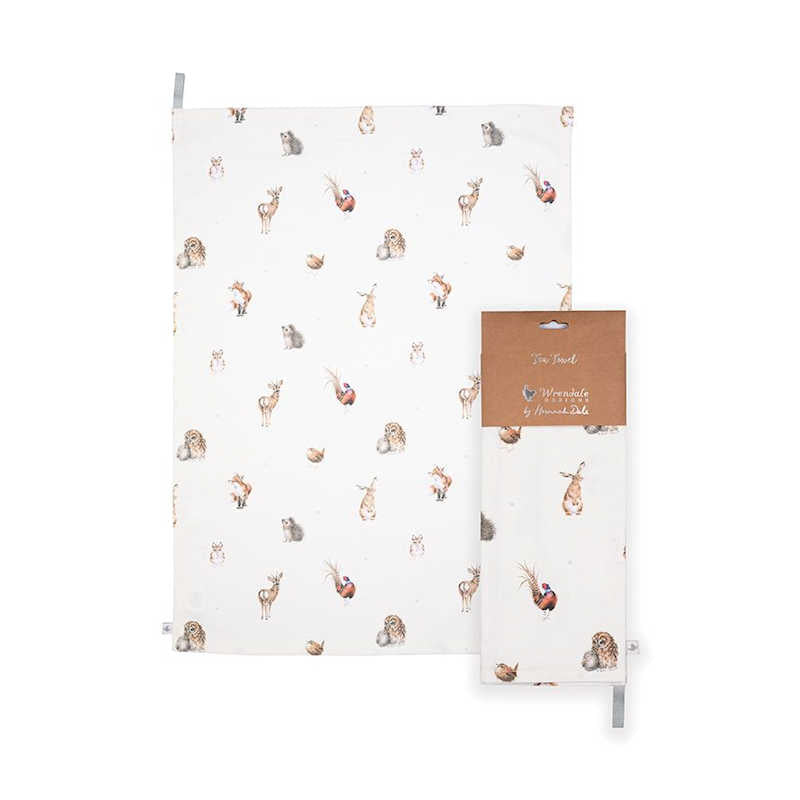 Wrendale Designs Tea towel 'Woodlanders'