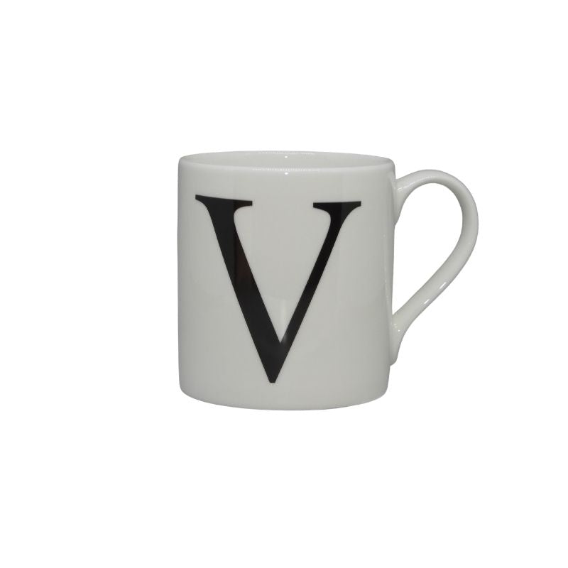 Bone China Alphabet Mug