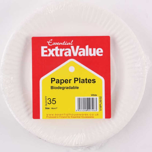 Essential Housewares Extra Value Paper Side Plates