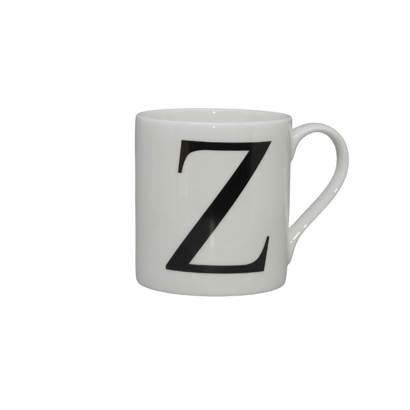 Bone China Alphabet Mug