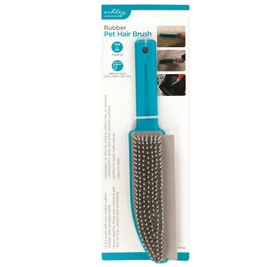 Ashley Housewares Rubber Pet Hair Brush