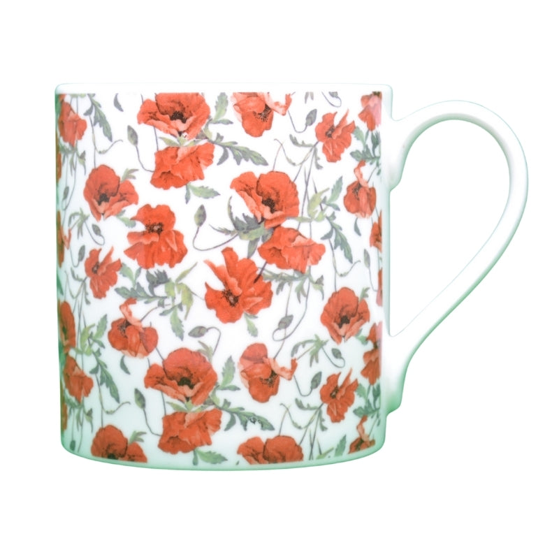 Poppy Chintz Large Bone China Mug