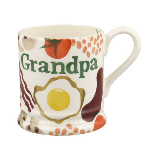 Emma Bridgewater Breakfast Grandpa 1/2 Pint Mug