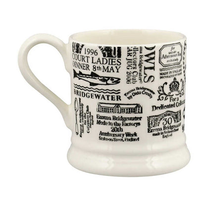 Emma Bridgewater Backstamps From 40 Years 1/2 Pint Mug