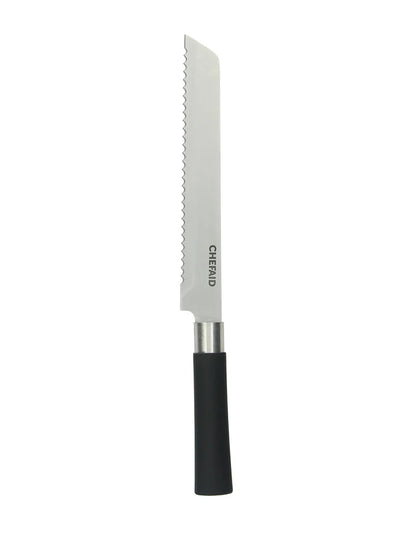 Chef Aid 8 Inch Bread Knife with Soft Grip Handle