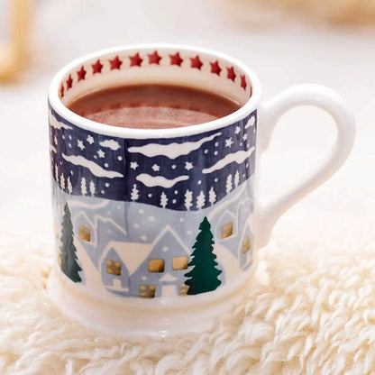 Emma Bridgewater Christmas Icons Winter Village 1/2 Pint Mug