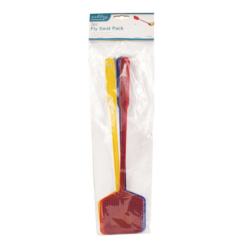Ashley Housewares Pack of 3 Fly Swats