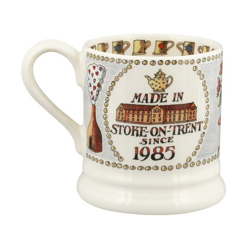 Emma Bridgewater 40 Years 1985-2025 1/2 Pint Mug