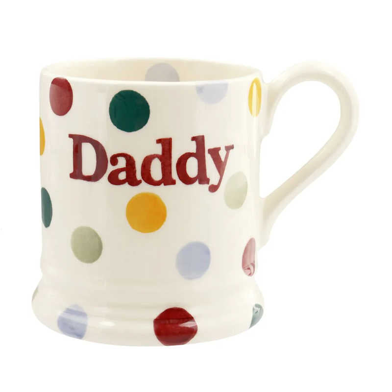 Emma Bridgewater Polka Dot Daddy 1/2 Pint Mug