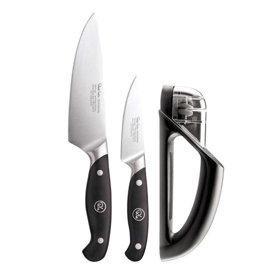 Robert Welch Professional Kitchen Knife Set with Sharpener