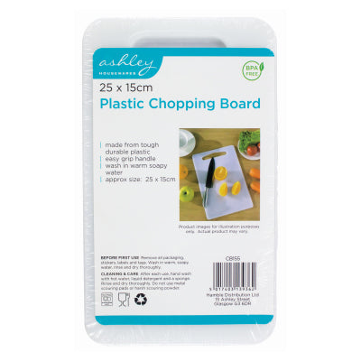 Plastic Chopping Board 25 x 15cm