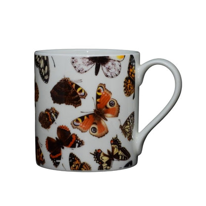 Mixed Butterflies Large Bone China Mug