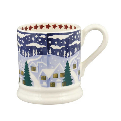 Emma Bridgewater Christmas Icons Winter Village 1/2 Pint Mug
