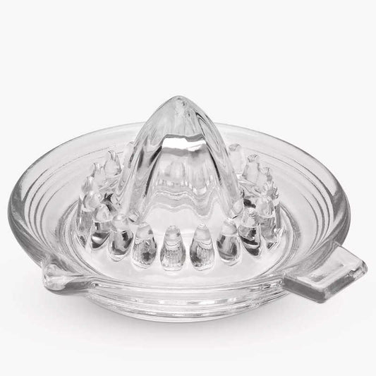 Kitchen Craft Round Glass Lemon / Citrus Fruit Squeezer