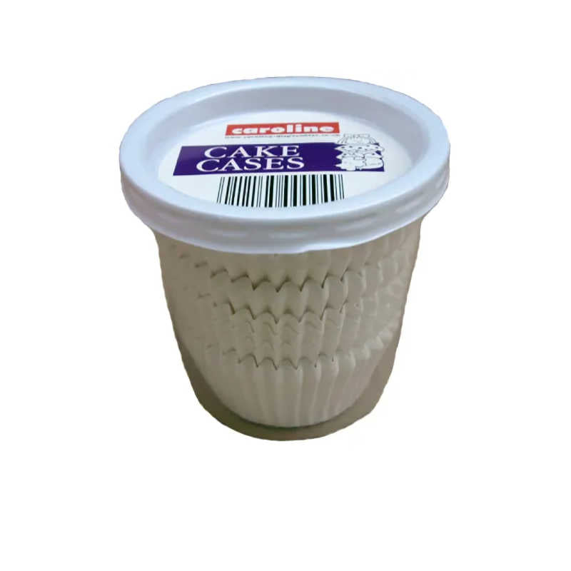 Caroline white cupcake cases