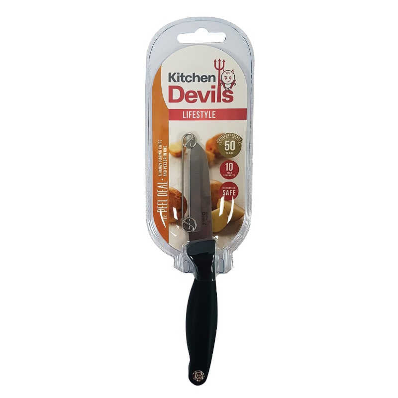 Kitchen Devils Lifestyle Peeler/Paring Knife