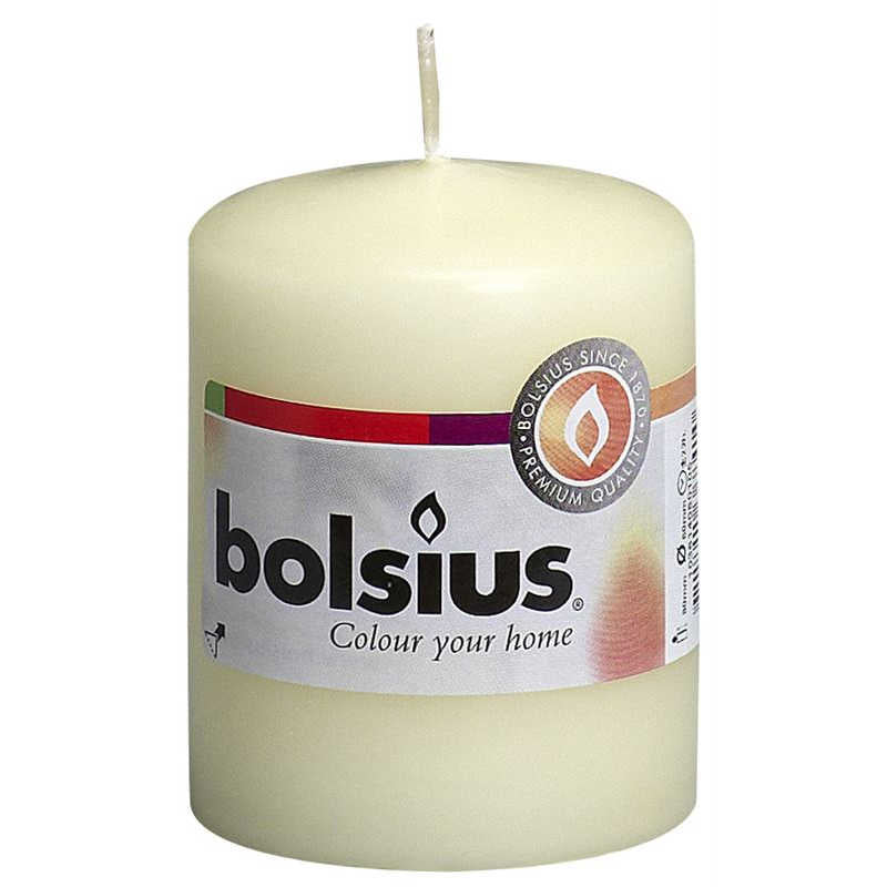 Bolsius Ivory Pillar Candle 80x60mm