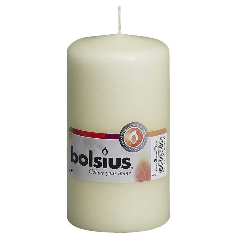 Bolsius Ivory Pillar Candle 130x70mm