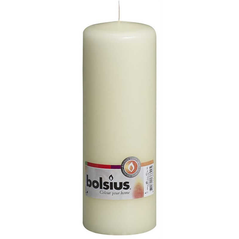 Bolsius Ivory Pillar Candle 200x70mm