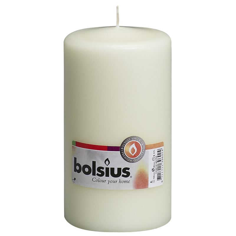 Bolsius Ivory Pillar Candle 150x80mm