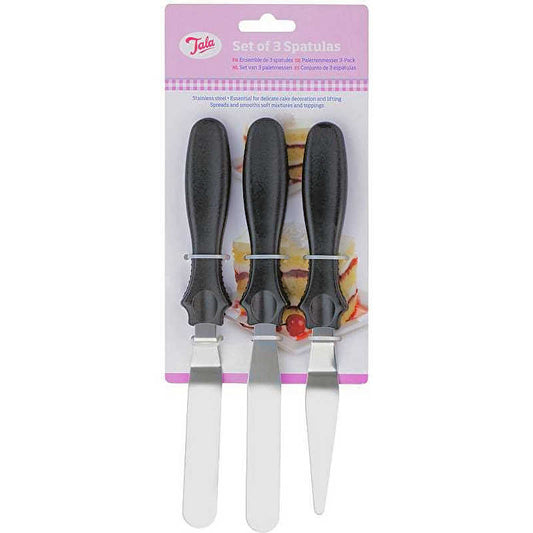 Tala Stainless Steel Set of 3 Spatulas - The Crock Ltd