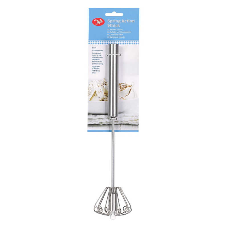 Tala Stainless Steel 31cm Spring Action Whisk