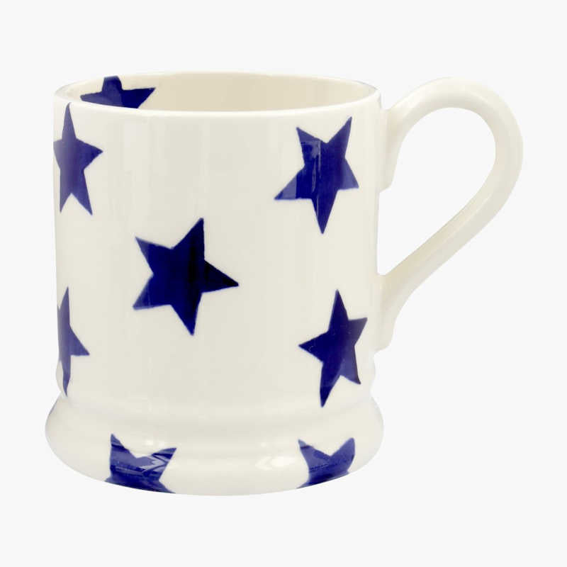 Emma Bridgewater Blue Star 1/2pt Mug - The Crock Ltd