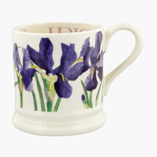 Emma Bridgewater Flowers Blue Iris 1/2 Pint Mug
