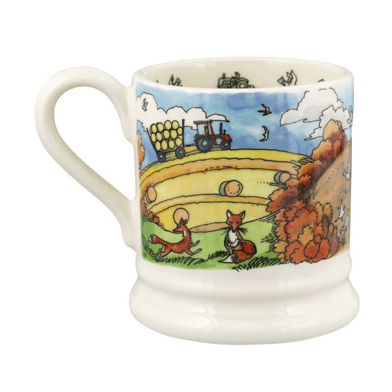 Emma Bridgewater The Good Life Baling & Ploughing 1/2 Pint Mug