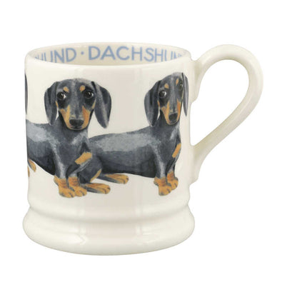 Emma Bridgewater Dogs Black & Tan Dachshund 1/2 Pint Mug