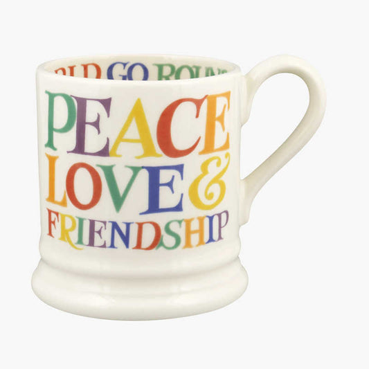 Emma Bridgewater Rainbow Toast Without You 1/2 Pint Mug