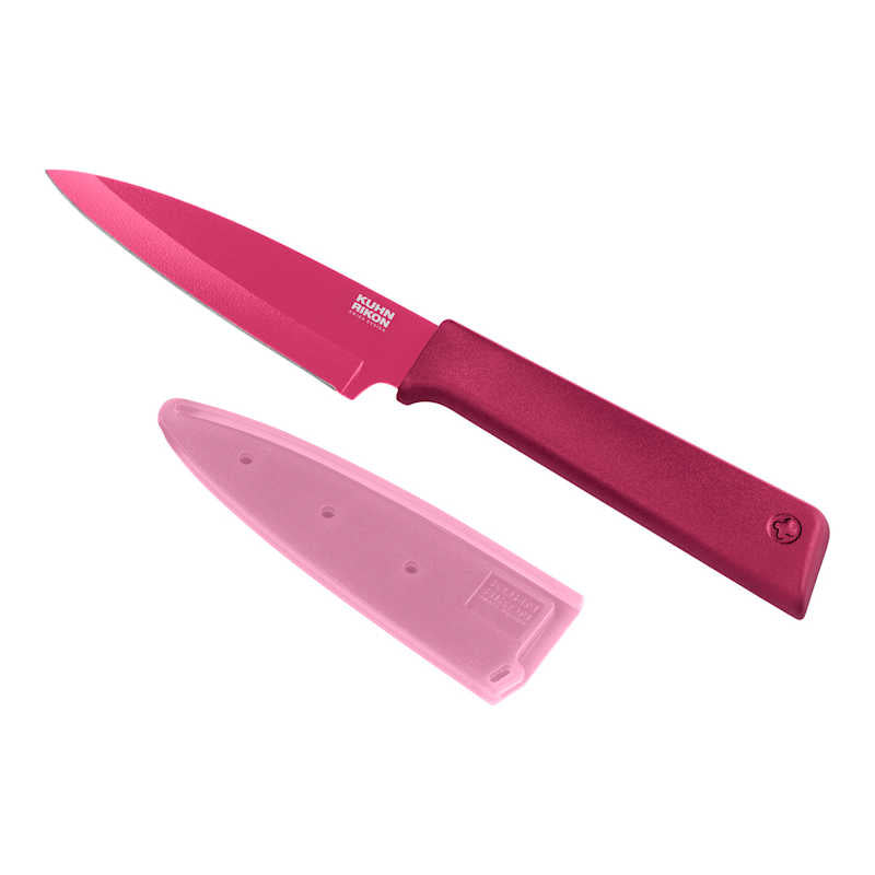 Kuhn Rikon Colori+ Paring Knife Pink